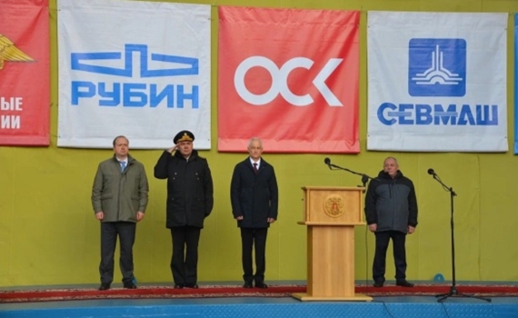 На Севмаше прошла церемония вывода из эллинга АПЛ “Хабаровск” На Севмаше прошла церемония вывода из эллинга АПЛ “Хабаровск”